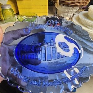 Avon Blue Decorative Plate